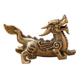 Maxbell Feng Shui Kirin Statue Lifelike Kirin Ornaments for Decor Office Dining Room