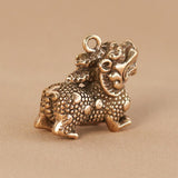 Maxbell Mini Kylin Figurine Home Decoration Desktop Sculpture Kylin Keychain Pendant