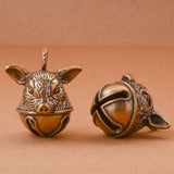 Maxbell Pig Head Keychain Pendant Gift Feng Shui Home Decor Small Pig Head Ornaments