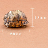 Maxbell Turtle Shell Keychain Pendant Good Luck Feng Shui Mini Turtle Shell Figurine