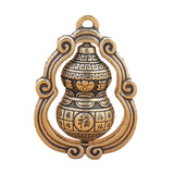 Maxbell Gourd Brass Keychains Small Brass Ornament for Vehicle Car Housewarming
