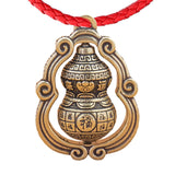 Maxbell Gourd Brass Keychains Small Brass Ornament for Vehicle Car Housewarming