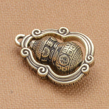 Maxbell Gourd Brass Keychains Small Brass Ornament for Vehicle Car Housewarming
