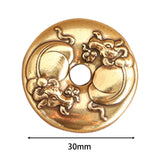 Maxbell Cattle Chinese Feng Shui Pendant Mini Chinese New Year Gift Hanging Ornament