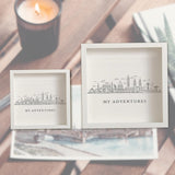 Maxbell Adventures Memory Case Photo Frame Ticket Home Decor Display Cases Shadow Box 20cmx20cm