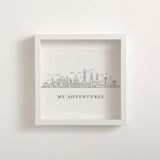 Maxbell Adventures Memory Case Photo Frame Ticket Home Decor Display Cases Shadow Box 20cmx20cm