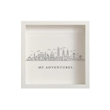 Maxbell Adventures Memory Case Photo Frame Ticket Home Decor Display Cases Shadow Box 30cmx30cm