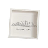 Maxbell Adventures Memory Case Photo Frame Ticket Home Decor Display Cases Shadow Box 30cmx30cm