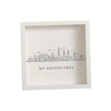 Maxbell Adventures Memory Case Photo Frame Ticket Home Decor Display Cases Shadow Box 30cmx30cm