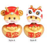 Maxbell Miniature Figurines Gift Desktop for Living Room Bookshelf Dragon Collectors Style A