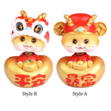Maxbell Miniature Figurines Gift Desktop for Living Room Bookshelf Dragon Collectors Style A