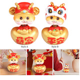 Maxbell Miniature Figurines Gift Desktop for Living Room Bookshelf Dragon Collectors Style A
