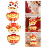 Maxbell Miniature Figurines Gift Desktop for Living Room Bookshelf Dragon Collectors Style A