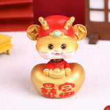 Maxbell Miniature Figurines Gift Desktop for Living Room Bookshelf Dragon Collectors Style A