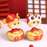 Maxbell Miniature Figurines Gift Desktop for Living Room Bookshelf Dragon Collectors Style A