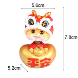 Maxbell Miniature Figurines Gift Desktop for Living Room Bookshelf Dragon Collectors Style B