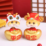 Maxbell Miniature Figurines Gift Desktop for Living Room Bookshelf Dragon Collectors Style B
