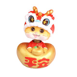 Maxbell Miniature Figurines Gift Desktop for Living Room Bookshelf Dragon Collectors Style B