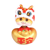 Maxbell Miniature Figurines Gift Desktop for Living Room Bookshelf Dragon Collectors Style B