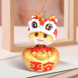 Maxbell Miniature Figurines Gift Desktop for Living Room Bookshelf Dragon Collectors Style B