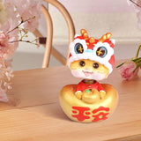Maxbell Miniature Figurines Gift Desktop for Living Room Bookshelf Dragon Collectors Style B