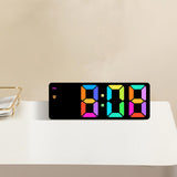 Maxbell Digital Alarm Clock Bedside Clock 12 Hour/ Mute Clock for Home Office Black