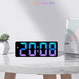 Maxbell Digital Alarm Clock Bedside Clock 12 Hour/ Mute Clock for Home Office Black