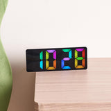 Maxbell Digital Alarm Clock Bedside Clock 12 Hour/ Mute Clock for Home Office Black