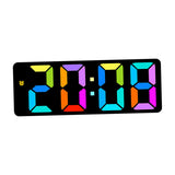 Maxbell Digital Alarm Clock Bedside Clock 12 Hour/ Mute Clock for Home Office Black