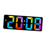 Maxbell Digital Alarm Clock Bedside Clock 12 Hour/ Mute Clock for Home Office Black