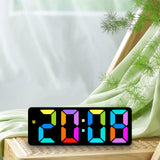 Maxbell Digital Alarm Clock Bedside Clock 12 Hour/ Mute Clock for Home Office Black
