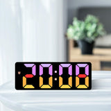 Maxbell Digital Alarm Clock Bedside Clock 12 Hour/ Mute Clock for Home Office Black