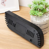 Maxbell Desk Clock Bedroom LED Alarm Clock Temperature Display for Dormitory Stylish Green Numbers