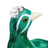 Maxbell Artificial Peacock Ornament Figurine Reusable for Festivals Yard Living Room