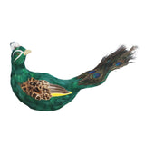 Maxbell Artificial Peacock Ornament Figurine Reusable for Festivals Yard Living Room