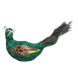 Maxbell Artificial Peacock Ornament Figurine Reusable for Festivals Yard Living Room