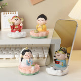 Maxbell Figurines Statue Decoration Centerpiece Fengshui for Festival Bedroom Office style B