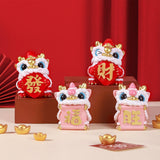 Maxbell Lion Ornament Figurine New Year Decoration 2024 for Home Office Housewarming Style A