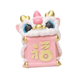 Maxbell Lion Ornament Figurine New Year Decoration 2024 for Home Office Housewarming Style A