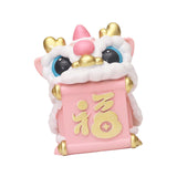 Maxbell Lion Ornament Figurine New Year Decoration 2024 for Home Office Housewarming Style A
