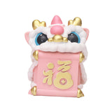 Maxbell Lion Ornament Figurine New Year Decoration 2024 for Home Office Housewarming Style A