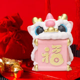 Maxbell Lion Ornament Figurine New Year Decoration 2024 for Home Office Housewarming Style A