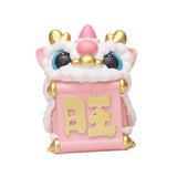 Maxbell Lion Ornament Figurine New Year Decoration 2024 for Home Office Housewarming Style B