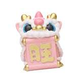 Maxbell Lion Ornament Figurine New Year Decoration 2024 for Home Office Housewarming Style B