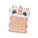 Maxbell Lion Ornament Figurine New Year Decoration 2024 for Home Office Housewarming Style B