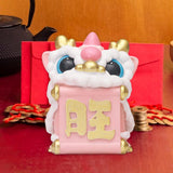 Maxbell Lion Ornament Figurine New Year Decoration 2024 for Home Office Housewarming Style B