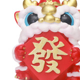 Maxbell Lion Ornament Figurine New Year Decoration 2024 for Home Office Housewarming Style C