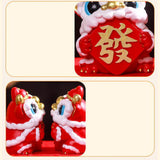 Maxbell Lion Ornament Figurine New Year Decoration 2024 for Home Office Housewarming Style C