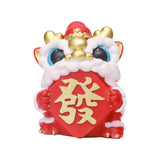Maxbell Lion Ornament Figurine New Year Decoration 2024 for Home Office Housewarming Style C