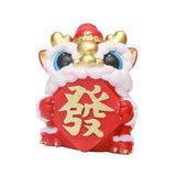 Maxbell Lion Ornament Figurine New Year Decoration 2024 for Home Office Housewarming Style C
